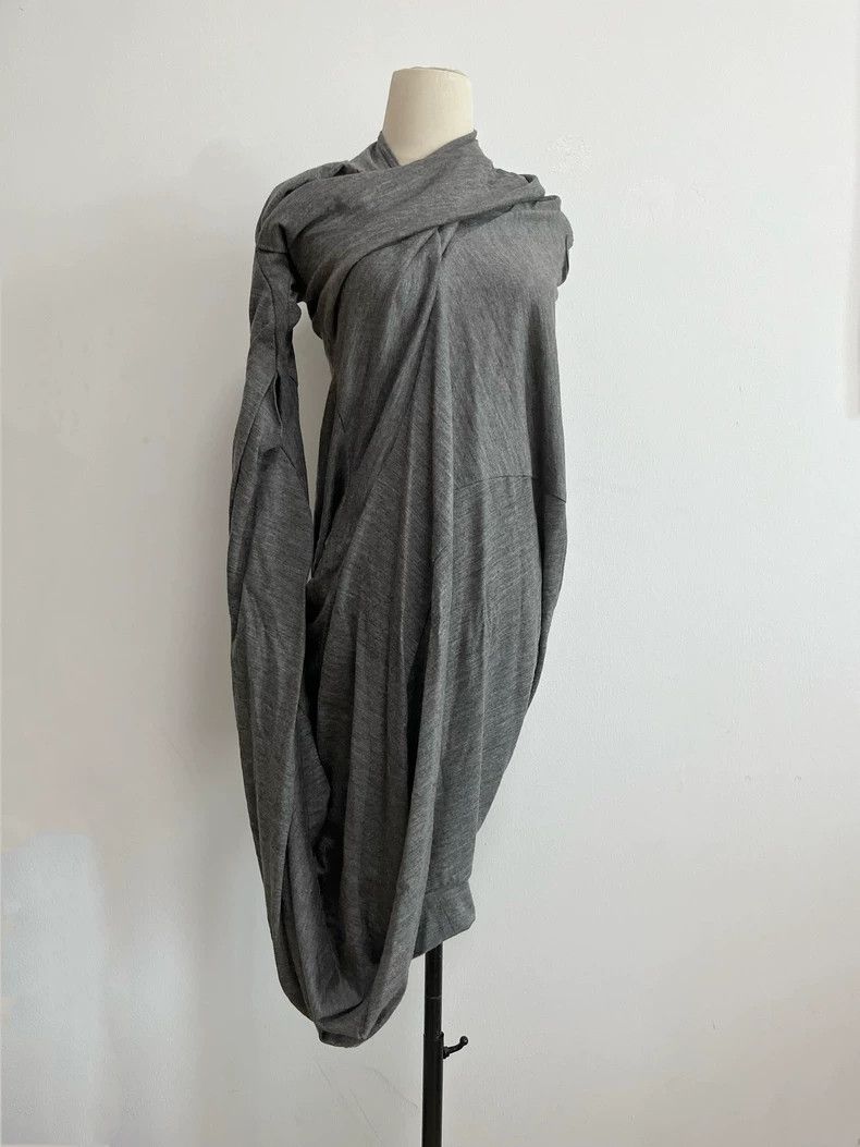 Junya Watanabe Junya Watanabe Asymmetric Gray Dress Size M / US 6-8 / IT 42-44 - 3 Thumbnail