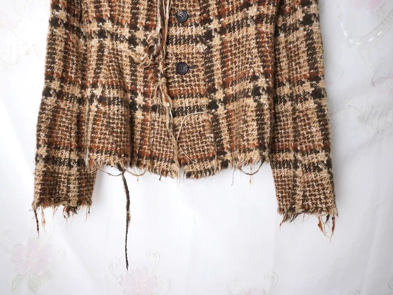 Junya Watanabe Junya Watanabe 03 Runway Tweed Jacket Size S / US 4 / IT 40 - 5 Thumbnail