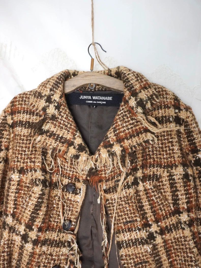 Junya Watanabe Junya Watanabe 03 Runway Tweed Jacket Size S / US 4 / IT 40 - 4 Thumbnail