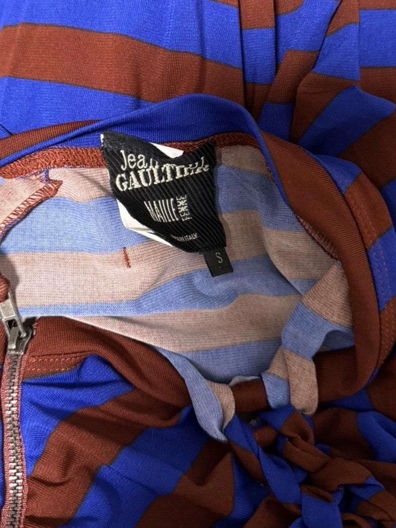 Jean Paul Gaultier Jean Paul Gaultier Striped Zip Dress Size M / US 6-8 / IT 42-44 - 5 Thumbnail