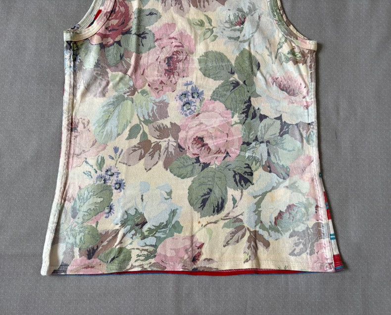 Junya Watanabe Junya Watanabe Floral Patchwork Tank Top Size M / US 6-8 / IT 42-44 - 2 Thumbnail