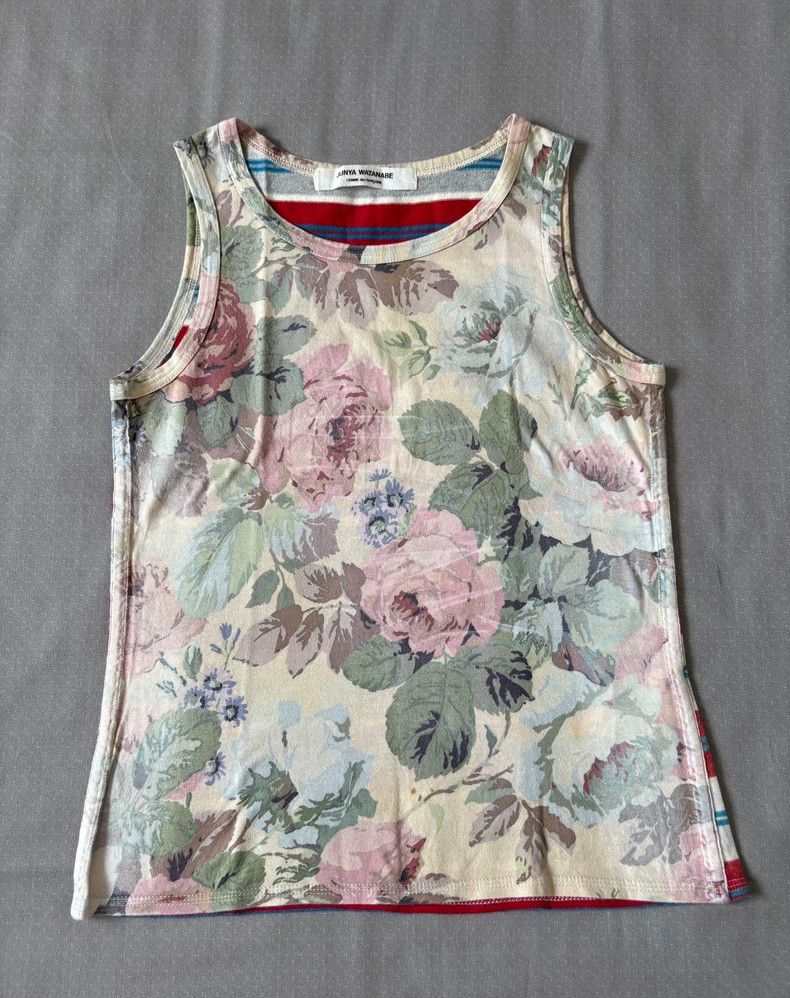 Junya Watanabe Junya Watanabe Floral Patchwork Tank Top Size M / US 6-8 / IT 42-44 - 5 Thumbnail