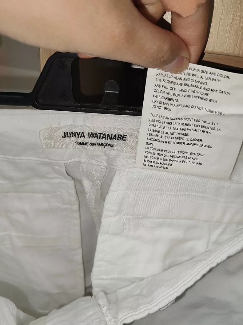 Junya Watanabe Junya Watanabe White S Pants AD2000 Size 26" / US 2 / IT 38 - 4 Thumbnail