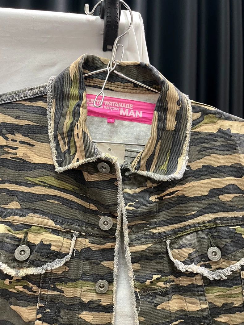 Junya Watanabe 00s Junya Watanabe Camo Short Jacket Size S / US 4 / IT 40 - 3 Thumbnail