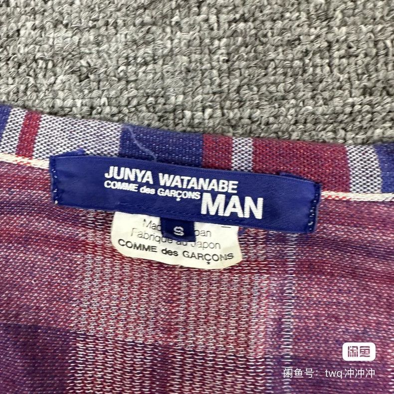 Junya Watanabe Junya Watanabe X CDG Plaid V-Neck Shirt Size S / US 4 / IT 40 - 5 Thumbnail