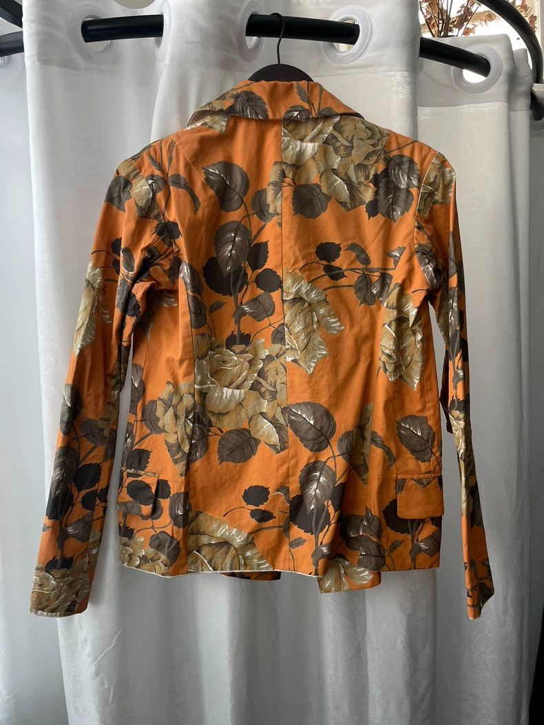 Junya Watanabe JUNYA WATANABE Vintage Rose Print Blazer Size M / US 6-8 / IT 42-44 - 2 Thumbnail