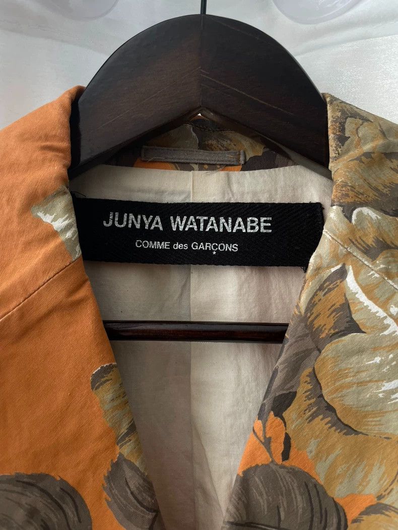 Junya Watanabe JUNYA WATANABE Vintage Rose Print Blazer Size M / US 6-8 / IT 42-44 - 5 Thumbnail
