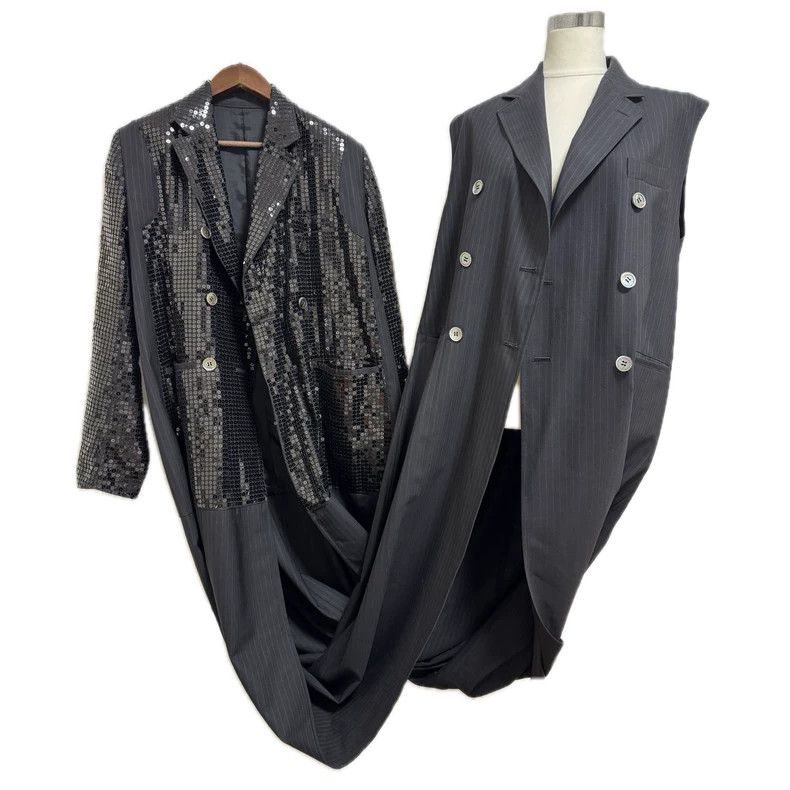 Junya Watanabe Junya Watanabe Sequin Deformable Coat Size L / US 10 / IT 46 - 3 Thumbnail