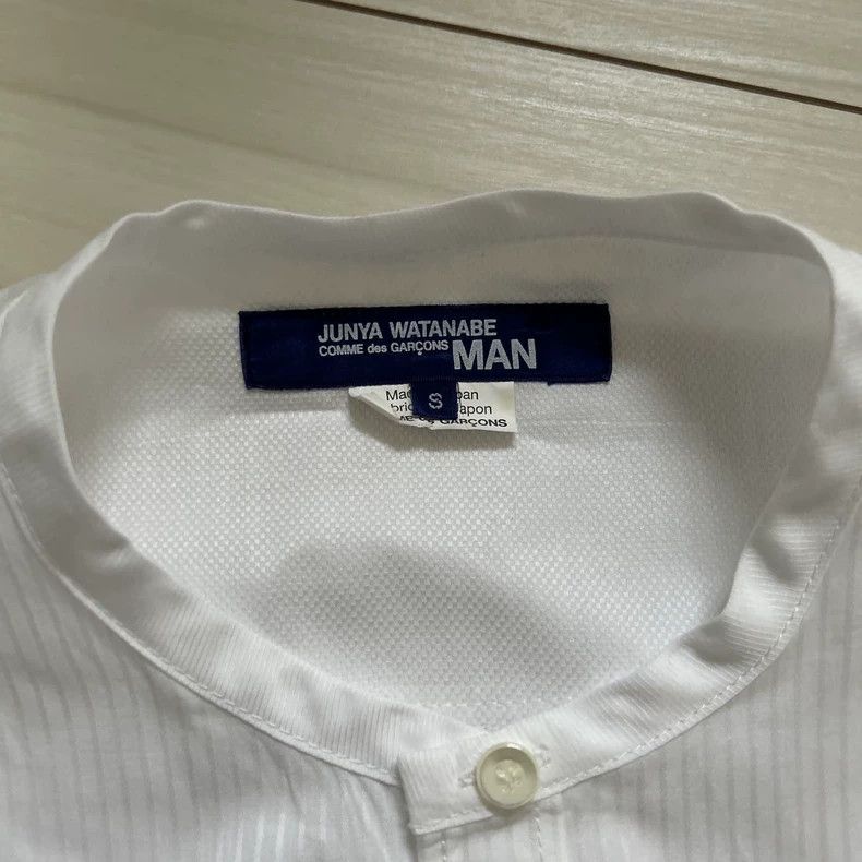 Junya Watanabe Junya Watanabe White Long Sleeve Shirt Size S / US 4 / IT 40 - 2 Thumbnail
