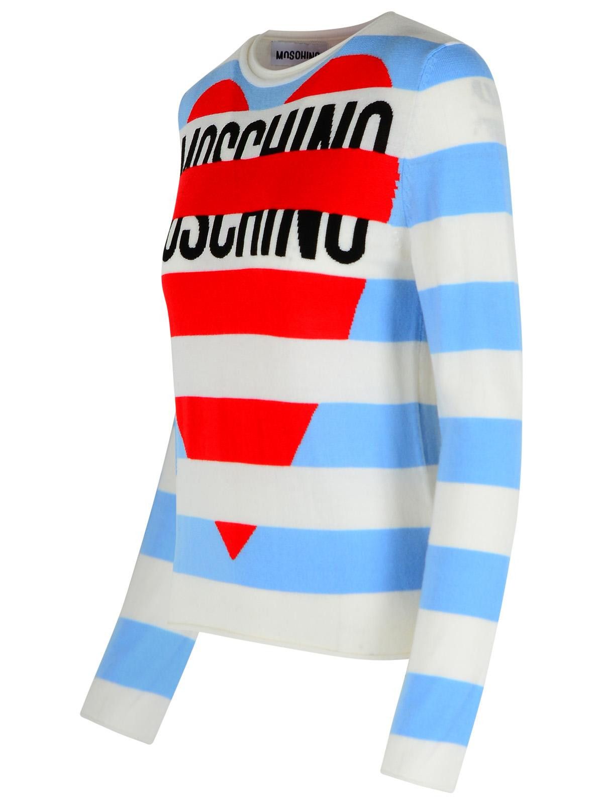 Moschino MOSCHINO JEANS Multicolor Virgin Wool Sweater Size S / US 4 / IT 40 - 2 Thumbnail