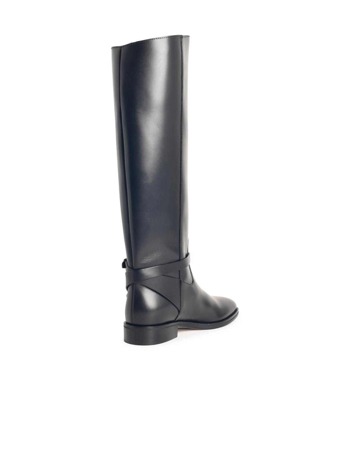 Jimmy Choo JIMMY CHOO 'Lawton Kb' Black Leather Boots Size US 6 / IT 36 - 3 Thumbnail