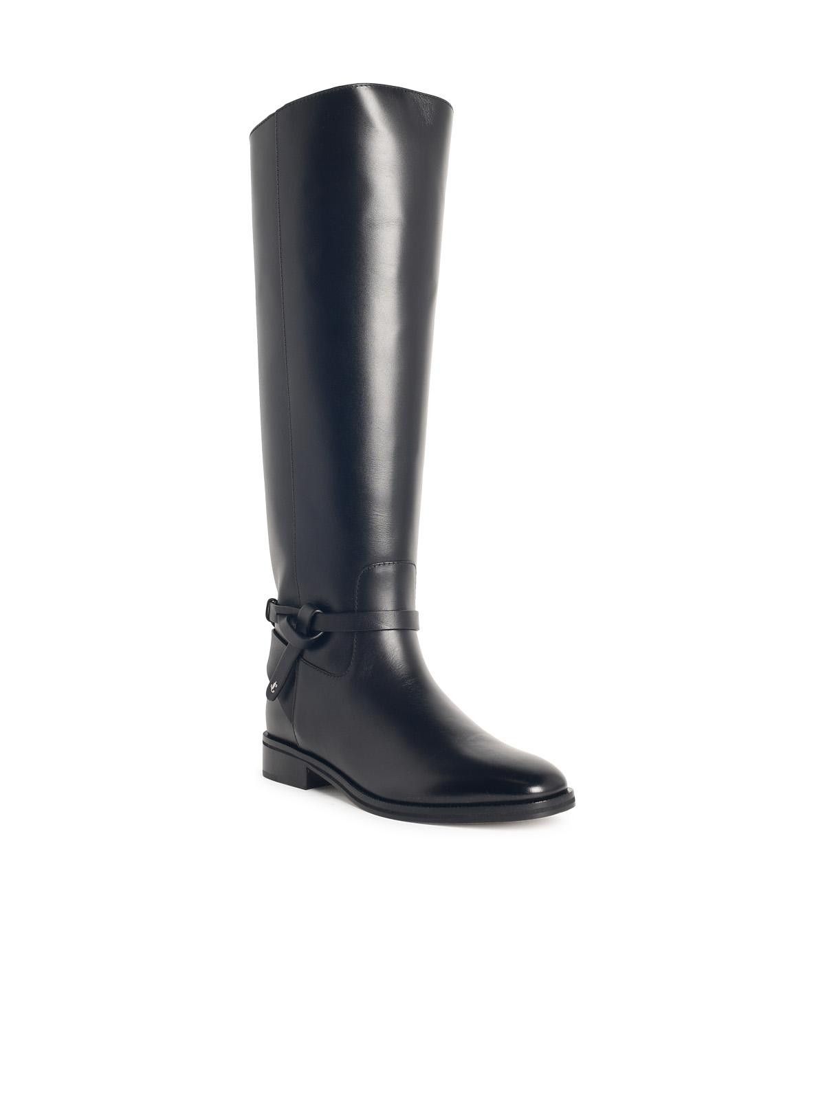 Jimmy Choo JIMMY CHOO 'Lawton Kb' Black Leather Boots Size US 6 / IT 36 - 2 Thumbnail