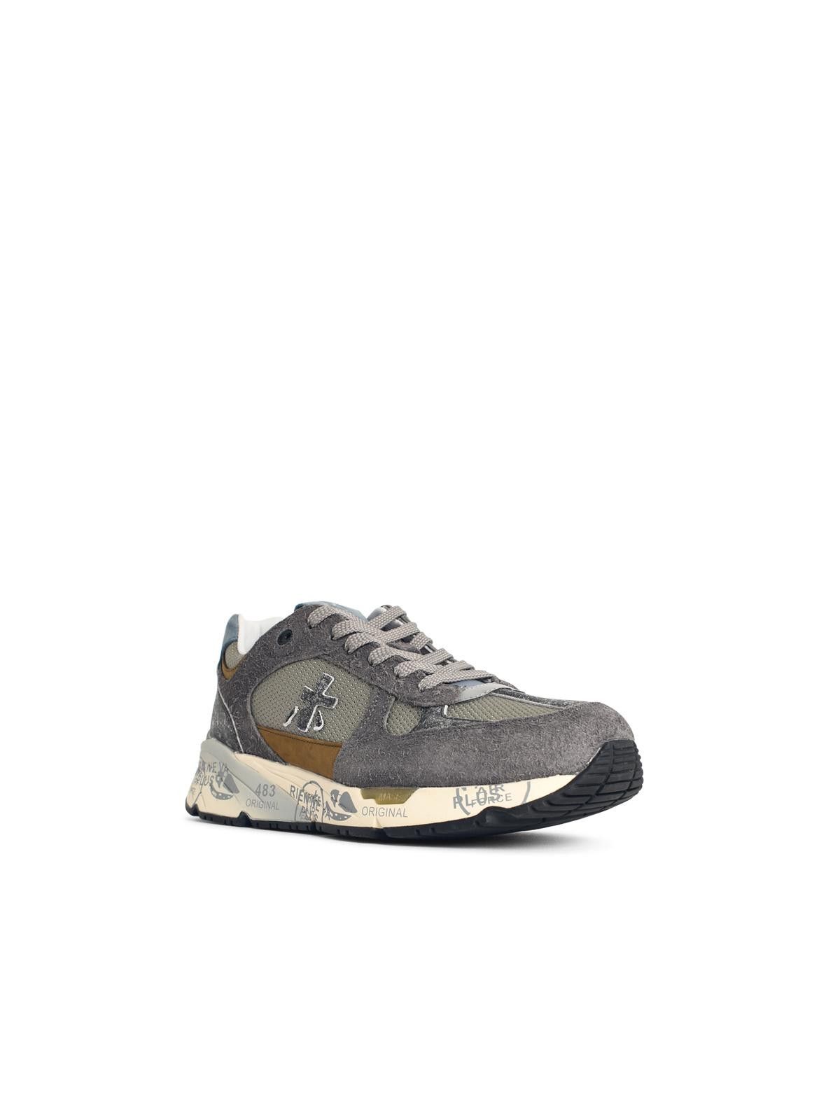 Premiata PREMIATA 'Mase' Multicolor Leather Blend Sneakers Size US 13 / EU 46 - 2 Thumbnail