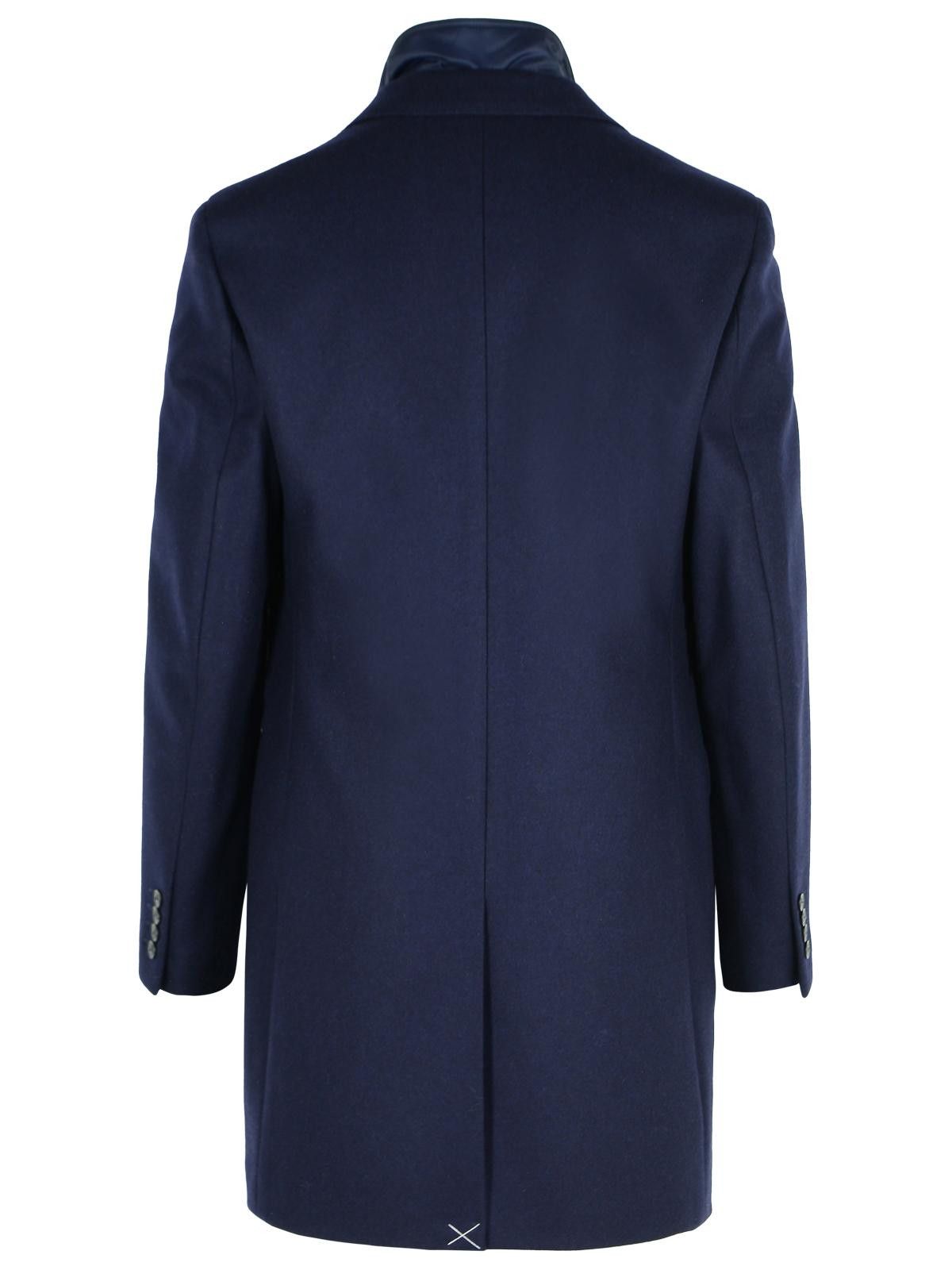 Fay FAY Blue Wool Blend Coat Size US XL / EU 56 / 4 - 3 Thumbnail