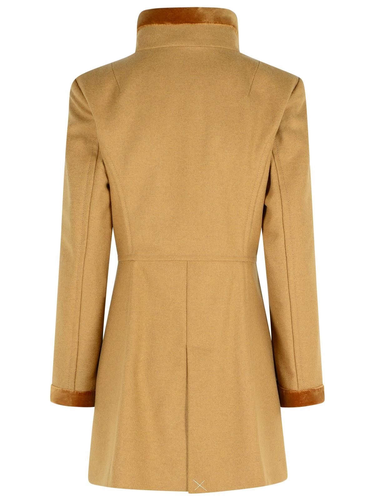 Fay FAY Beige Wool Blend Coat Size XS / US 0-2 / IT 36-38 - 3 Thumbnail