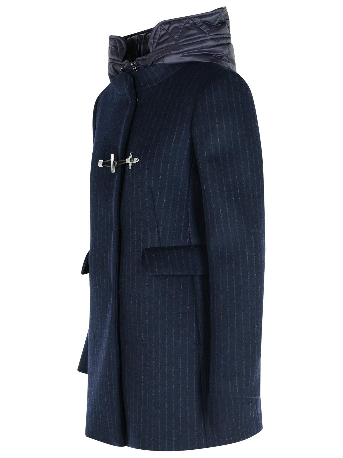 Fay FAY Navy Wool Blend Coat Size XS / US 0-2 / IT 36-38 - 2 Thumbnail