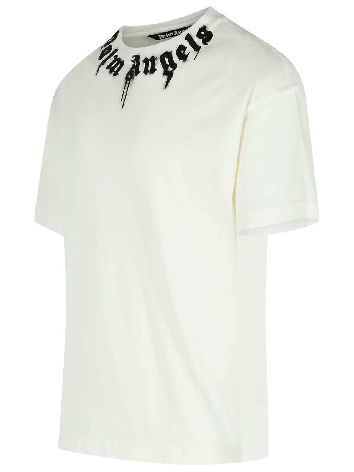 Palm Angels PALM ANGELS White Cotton T-Shirt Size US XL / EU 56 / 4 - 2 Thumbnail
