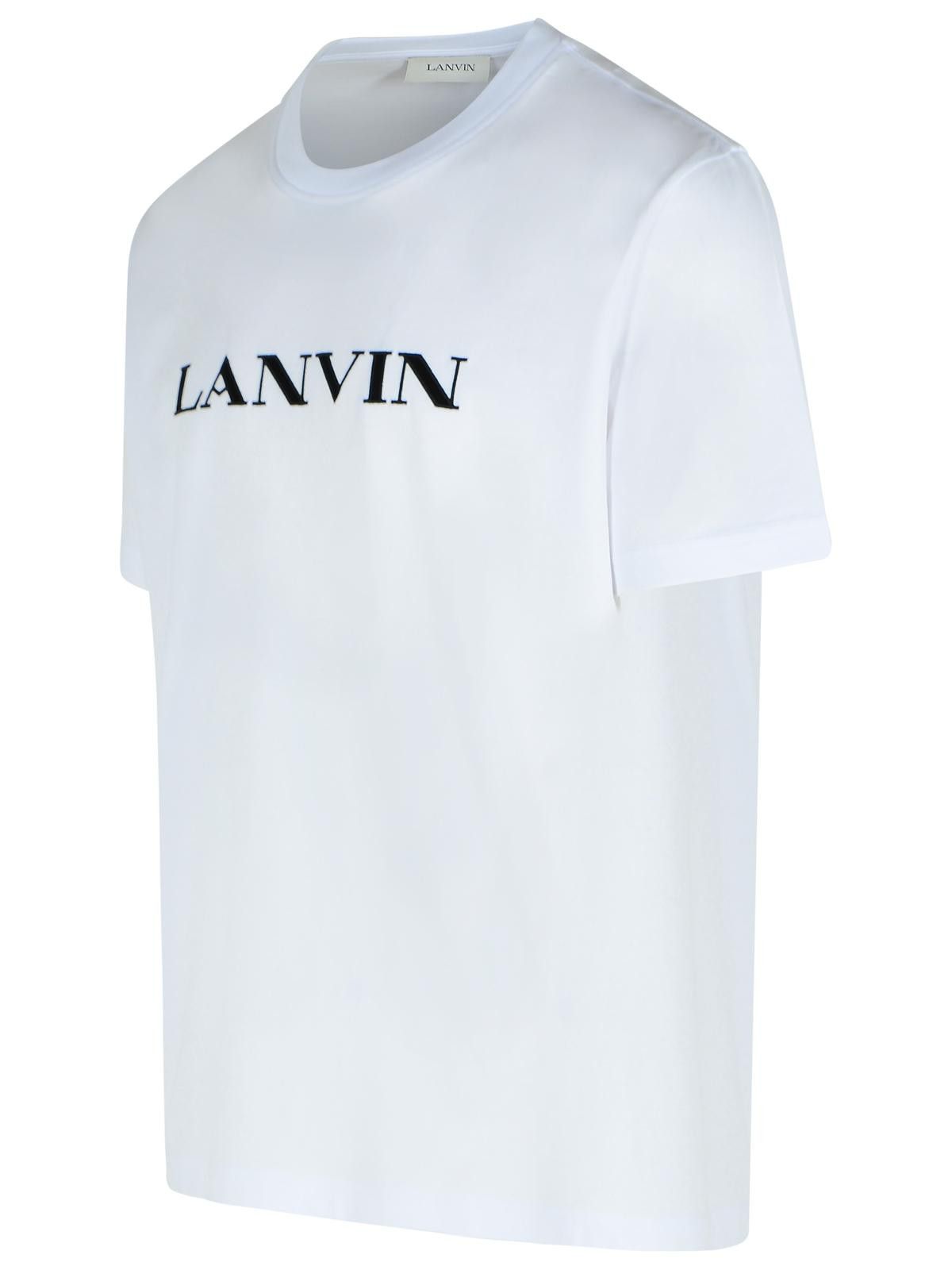 Lanvin LANVIN White Cotton T-Shirt Size US S / EU 44-46 / 1 - 2 Thumbnail