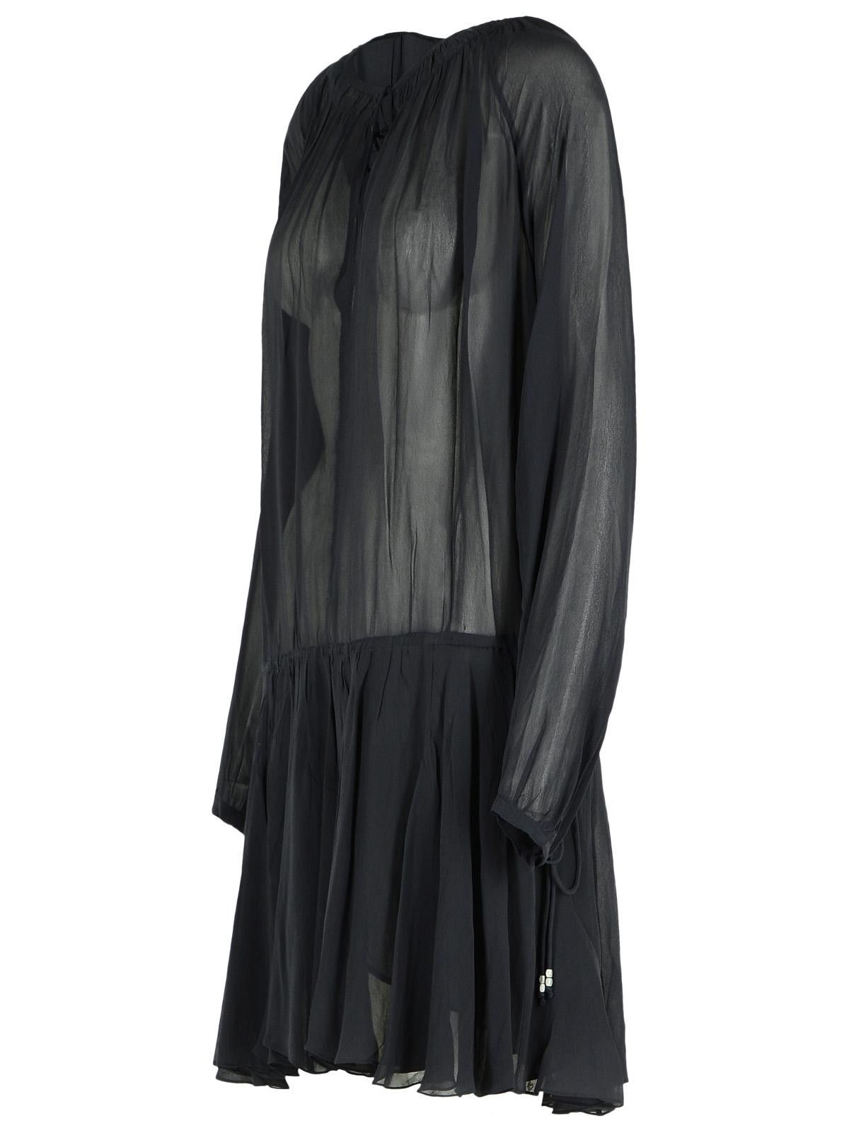 Isabel Marant Etoile ISABEL MARANT ETOILE 'Bess' Black Viscose Dress Size M / US 6-8 / IT 42-44 - 2 Thumbnail