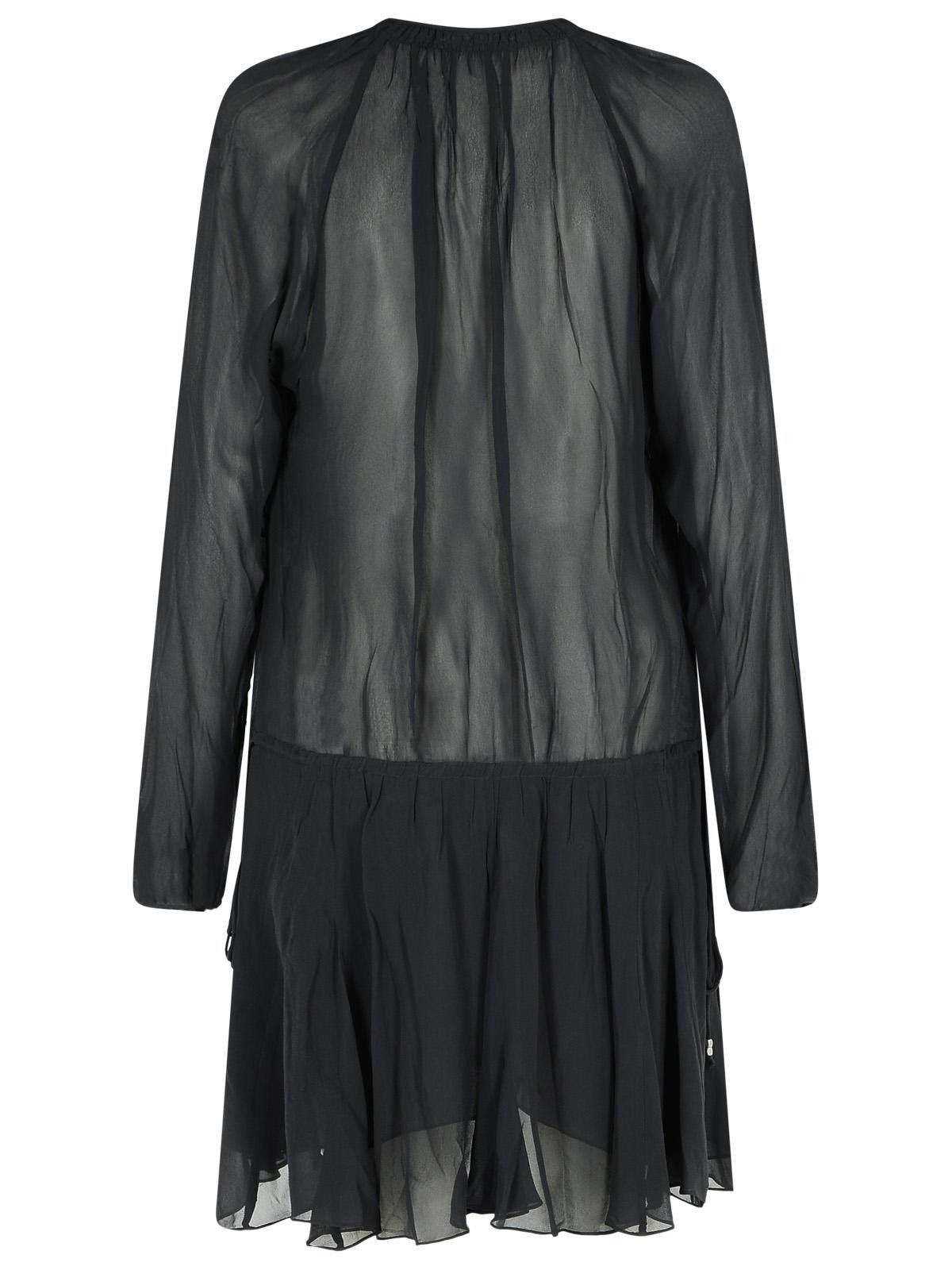 Isabel Marant Etoile ISABEL MARANT ETOILE 'Bess' Black Viscose Dress Size M / US 6-8 / IT 42-44 - 3 Thumbnail