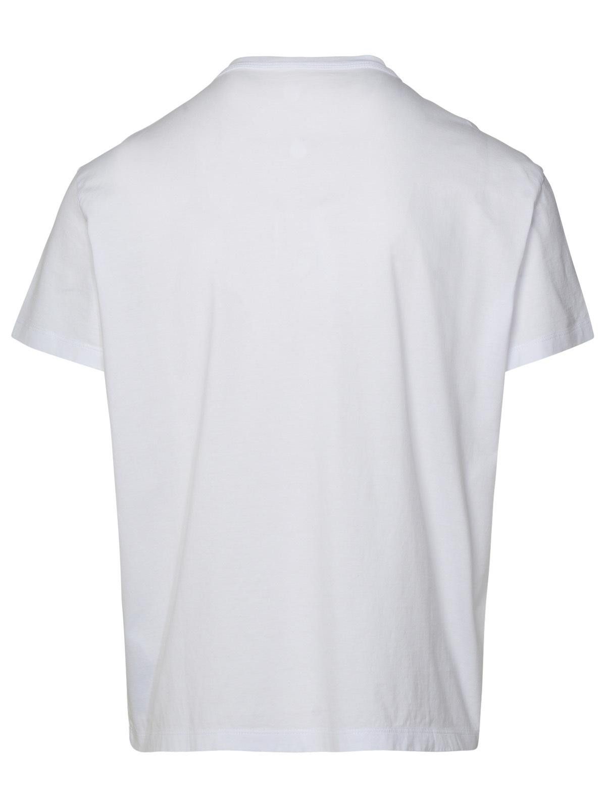 Maison Margiela MAISON MARGIELA White Cotton T-Shirt Size US L / EU 52-54 / 3 - 3 Thumbnail