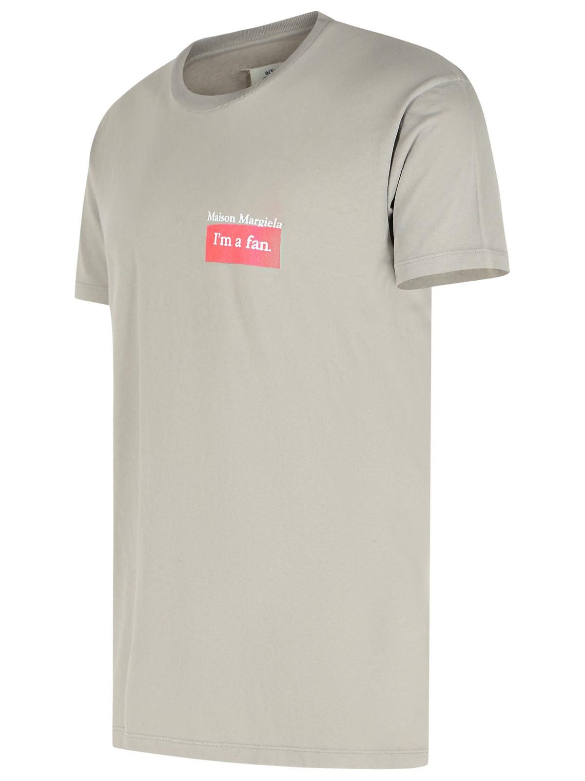 Maison Margiela MAISON MARGIELA Gray Cotton T-Shirt Size US L / EU 52-54 / 3 - 2 Thumbnail