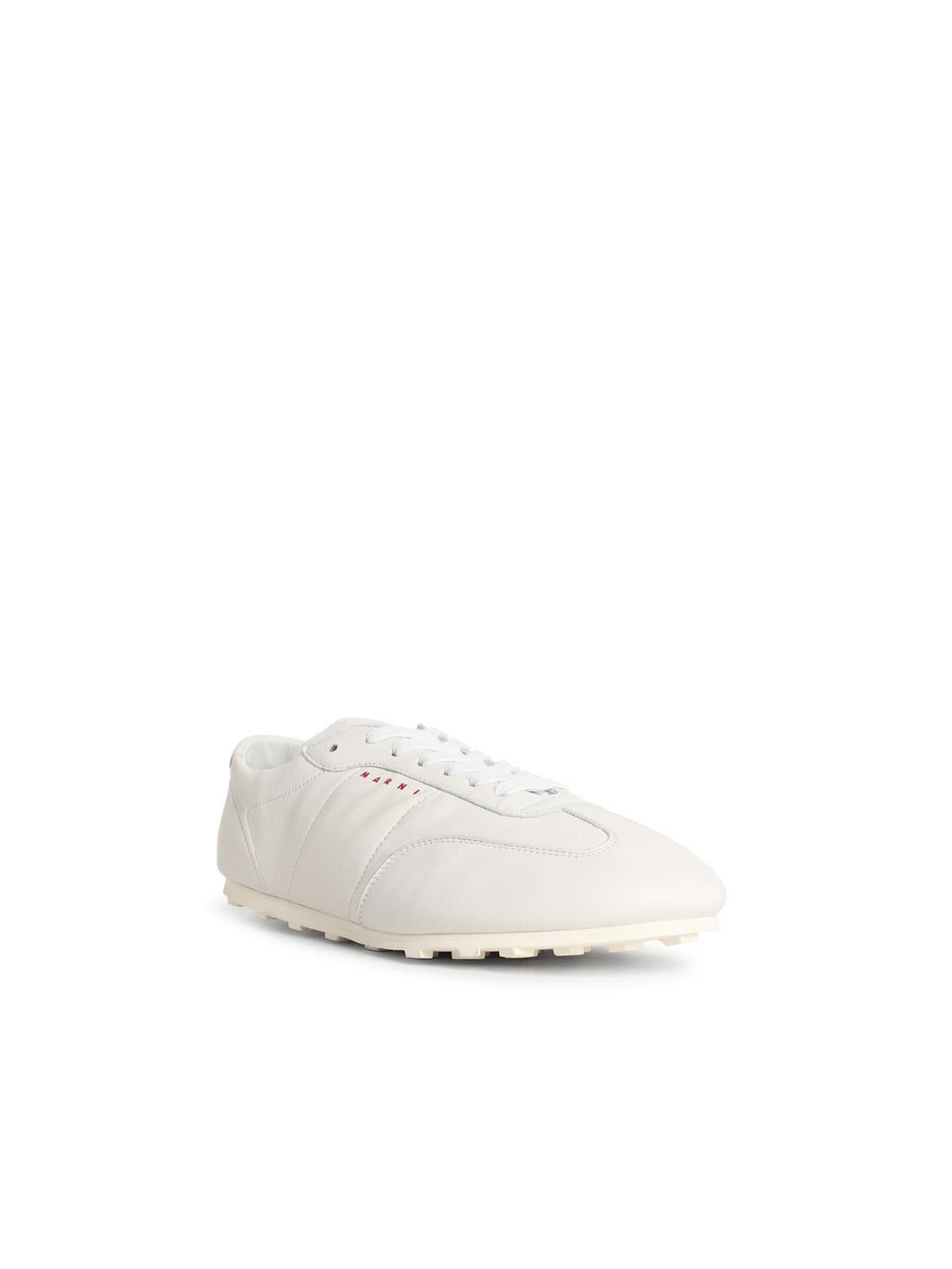Marni MARNI White Leather Sneakers Size US 9 / EU 42 - 2 Thumbnail