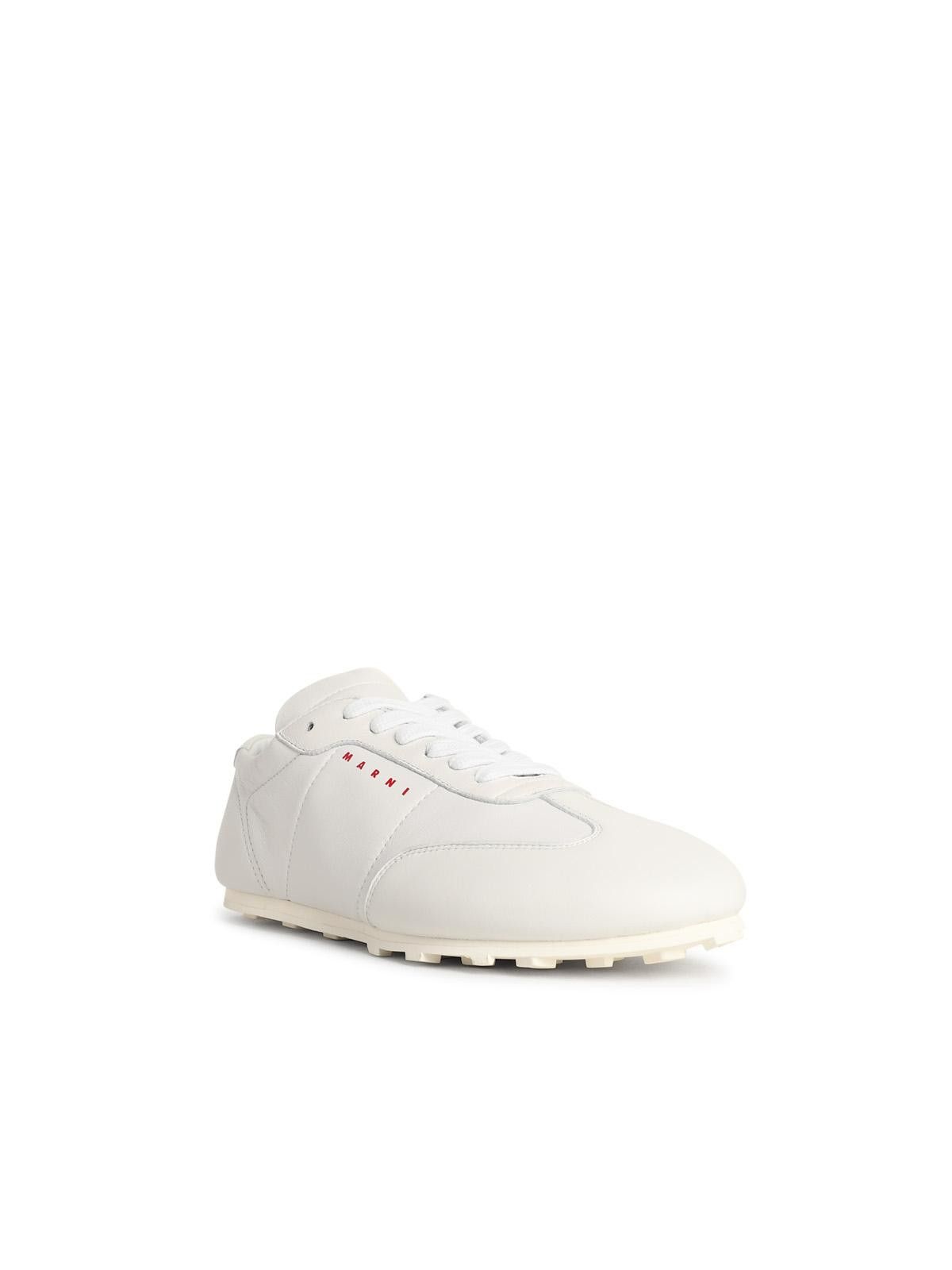 Marni MARNI White Leather Sneakers Size US 10 / IT 40 - 2 Thumbnail