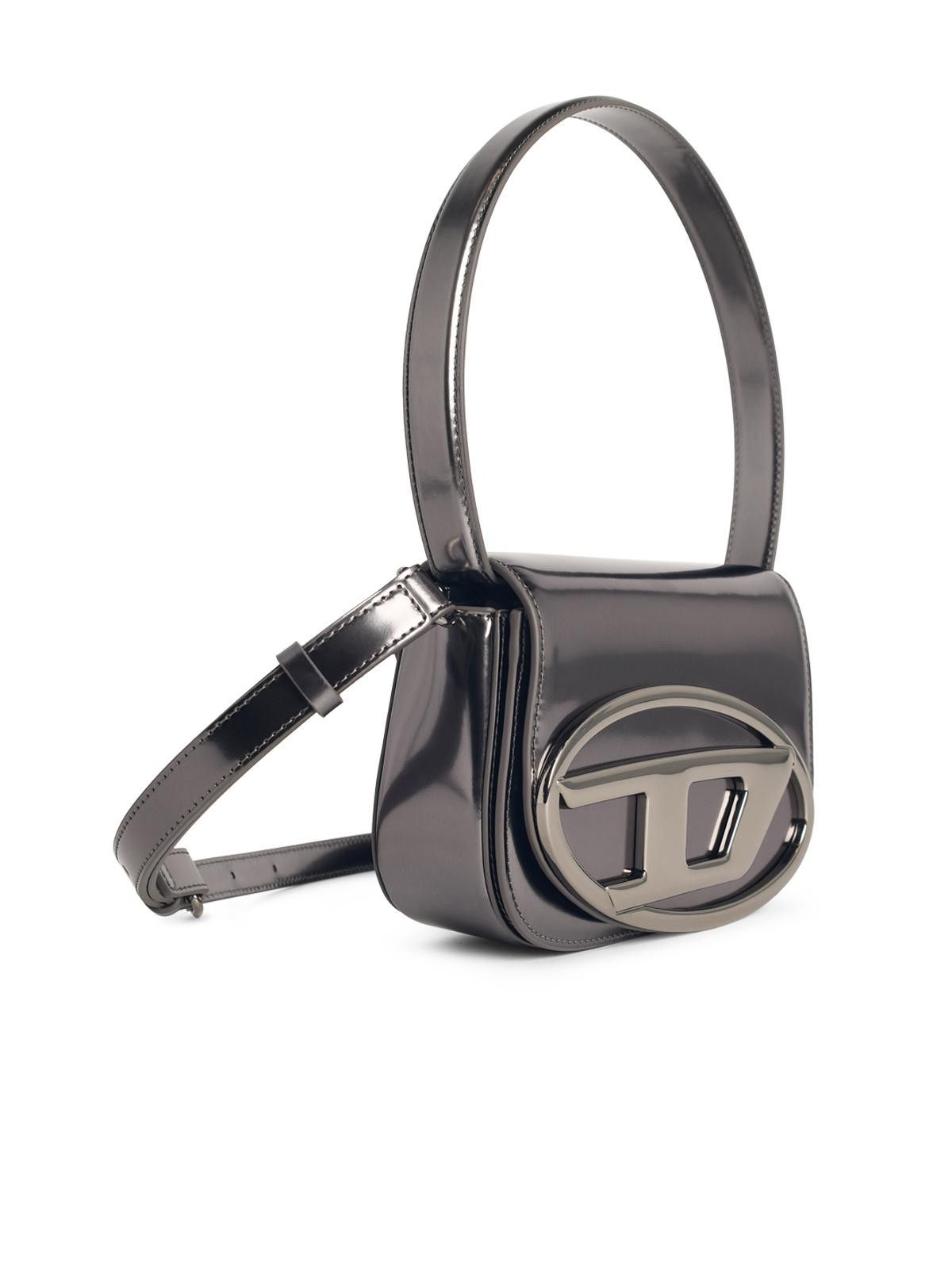 Diesel DIESEL '1Dr' Grey Mirrored Leather Bag Size ONE SIZE - 2 Thumbnail