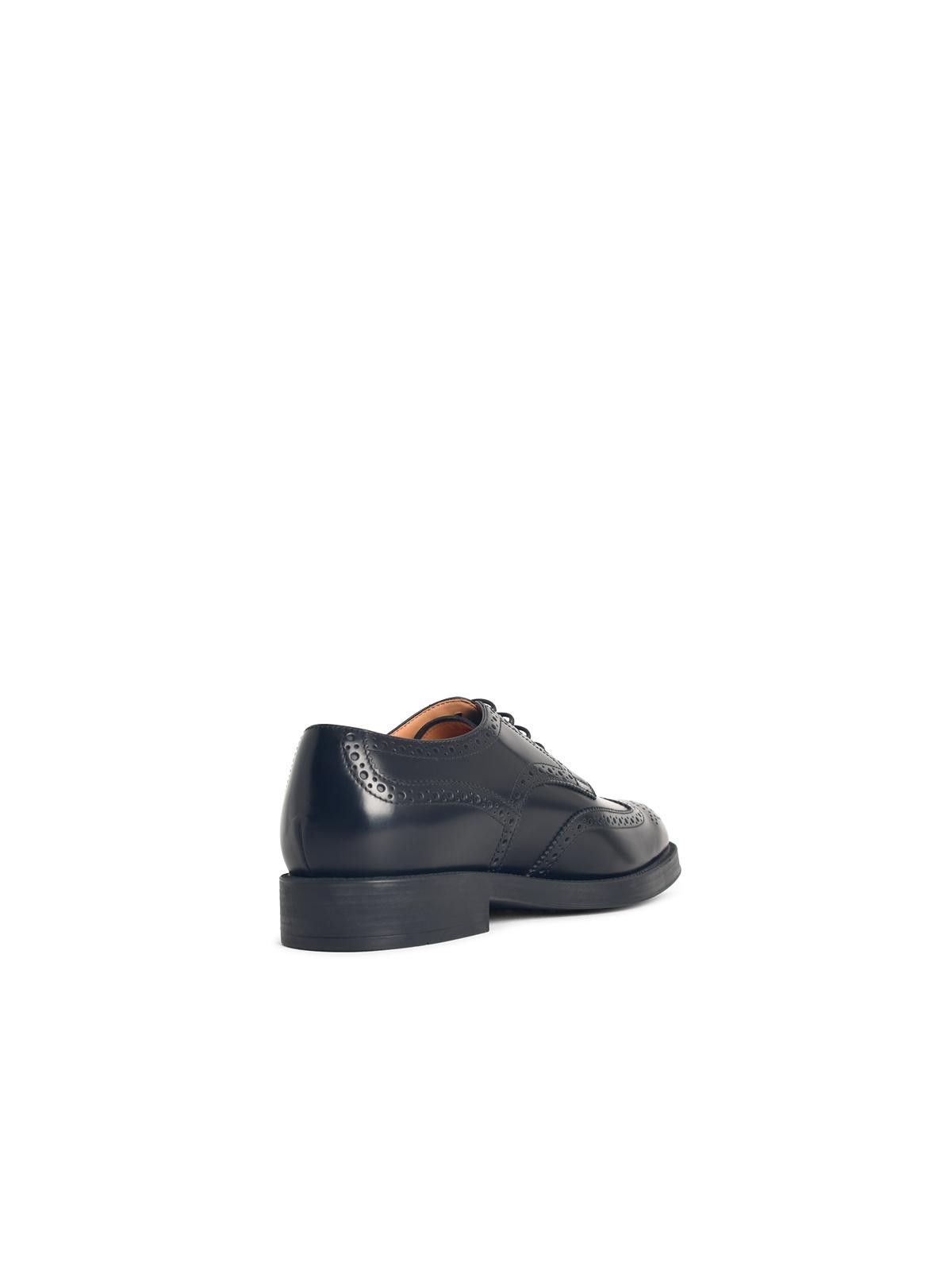 Tod's TOD'S Black Leather Lace-Up Shoes Size US 7 / EU 40 - 3 Thumbnail