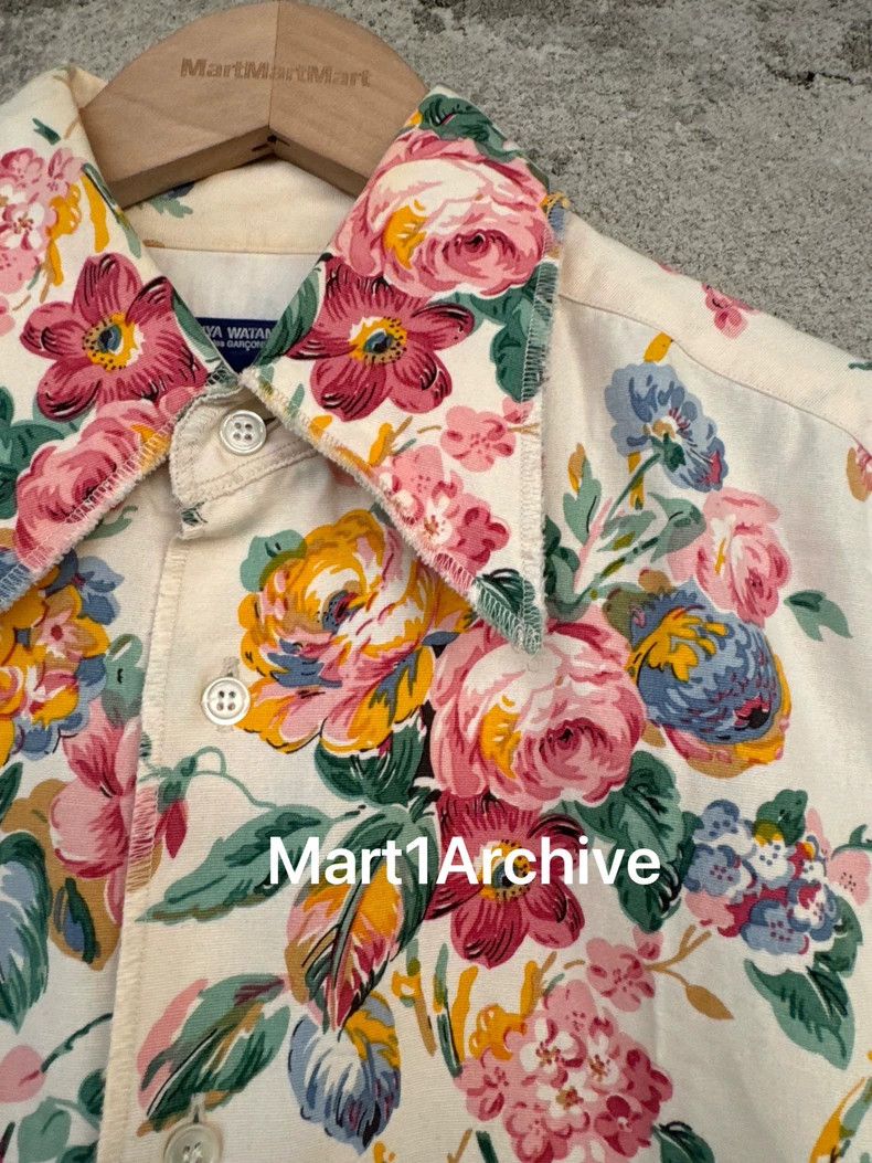 Junya Watanabe Junya Watanabe 2004AD Floral Shirt Size M / US 6-8 / IT 42-44 - 5 Thumbnail