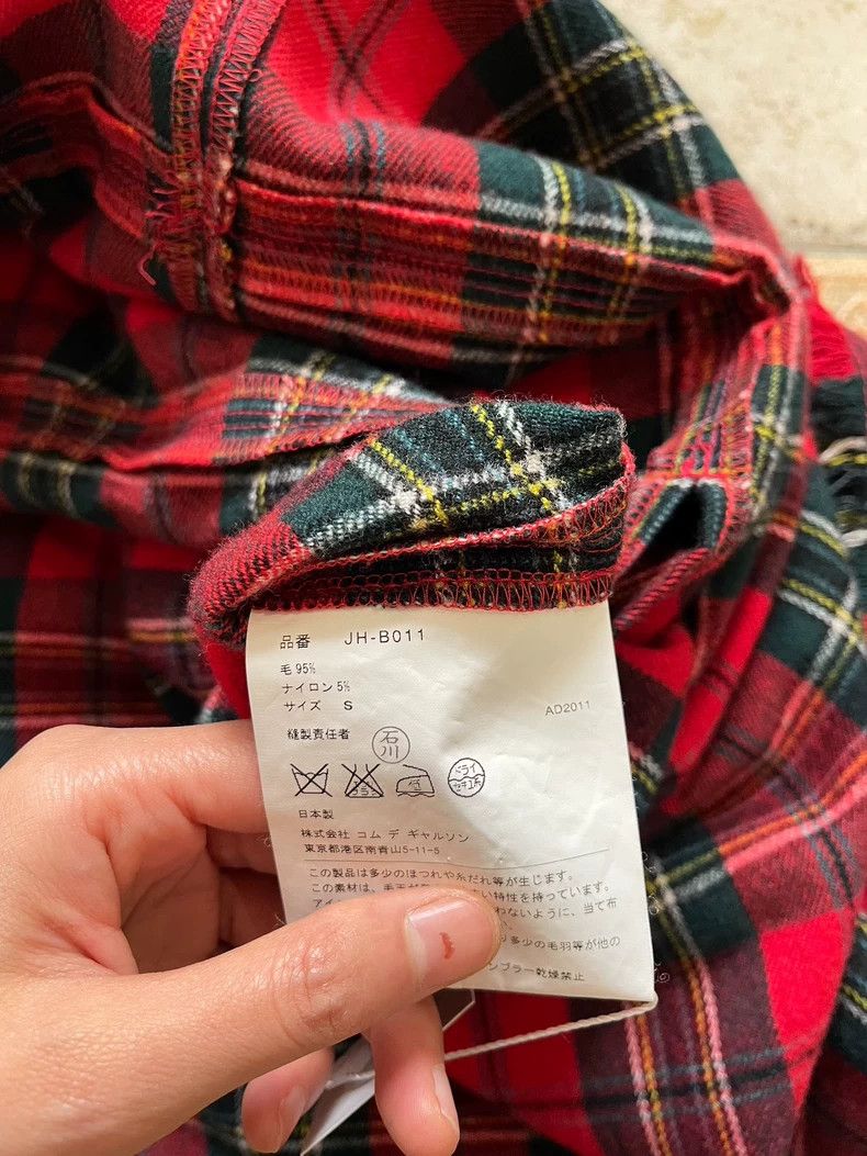 Junya Watanabe Junya Watanabe Red Plaid Sweater Top Size S / US 4 / IT 40 - 7 Thumbnail
