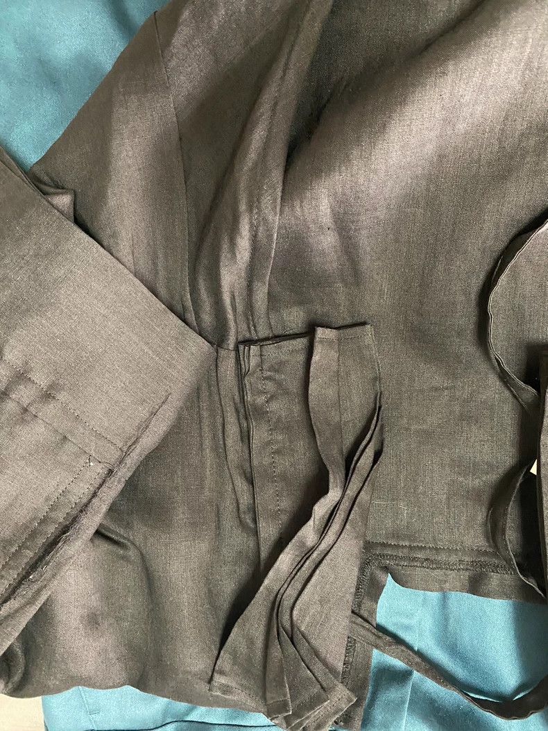 Junya Watanabe Junya Watanabe Backless Linen Ethnic Style Shirt Size M / US 6-8 / IT 42-44 - 5 Thumbnail