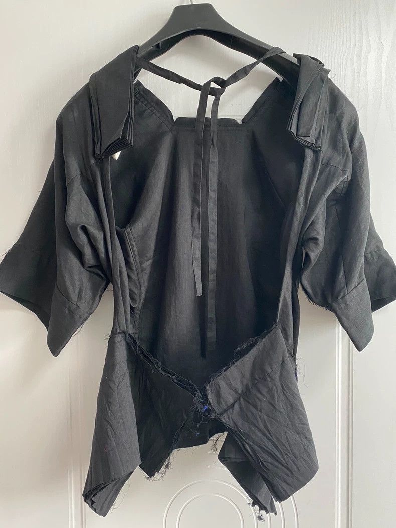 Junya Watanabe Junya Watanabe Backless Linen Ethnic Style Shirt Size M / US 6-8 / IT 42-44 - 2 Thumbnail