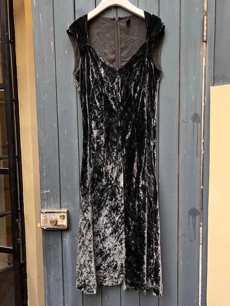 Junya Watanabe Junya Watanabe AD2002 Velvet Long Dress Size M / US 6-8 / IT 42-44 - 6 Thumbnail