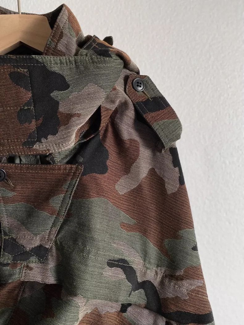Junya Watanabe Camouflage Cloak Coat