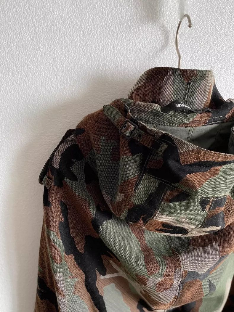 Junya Watanabe Camouflage Cloak Coat