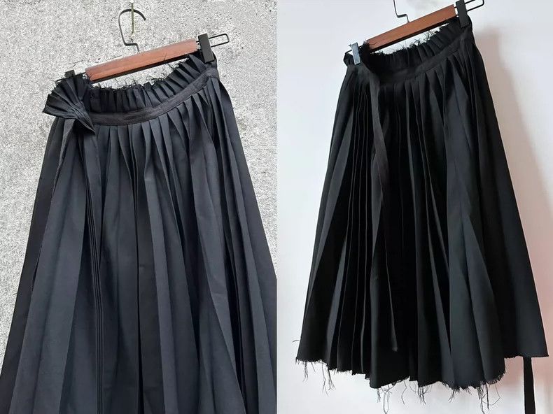 Junya Watanabe Junya Watanabe 1998 Wool Pleated Skirt Size 24" / US 00 / IT 34 - 8 Thumbnail