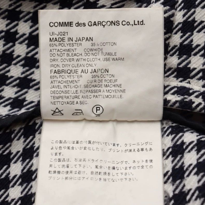 Junya Watanabe Junya Watanabe Houndstooth Moto Jacket Size M / US 6-8 / IT 42-44 - 6 Thumbnail