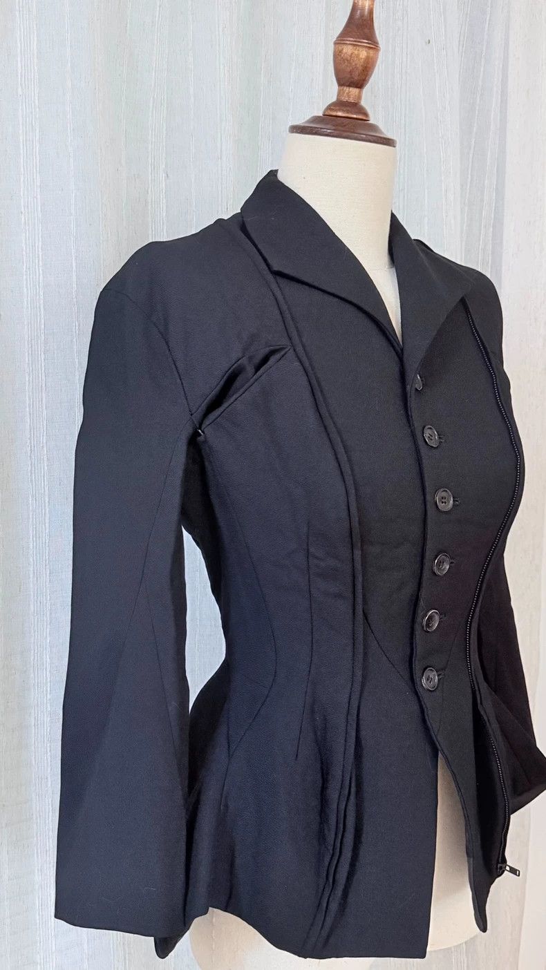 Junya Watanabe Junya Watanabe Black Corset Design Blazer Size M / US 6-8 / IT 42-44 - 2 Thumbnail