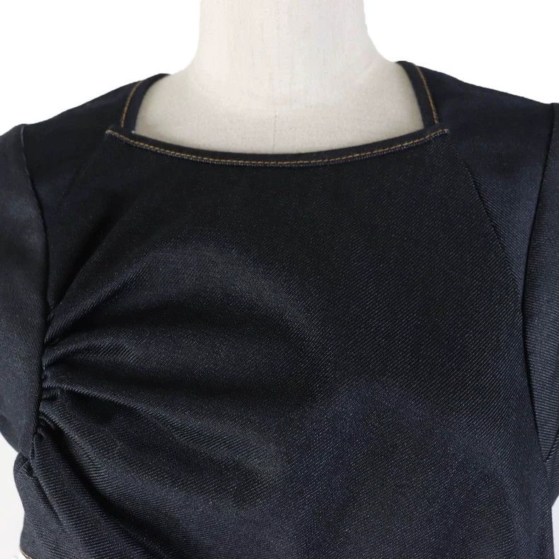 Junya Watanabe Junya Watanabe Blue Vintage Lace Dress Size XS / US 0-2 / IT 36-38 - 4 Thumbnail