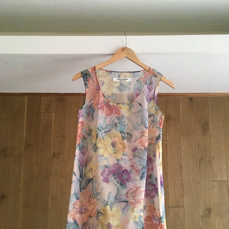 Junya Watanabe Junya Watanabe Floral Sleeveless Dress Size M / US 6-8 / IT 42-44 - 2 Thumbnail