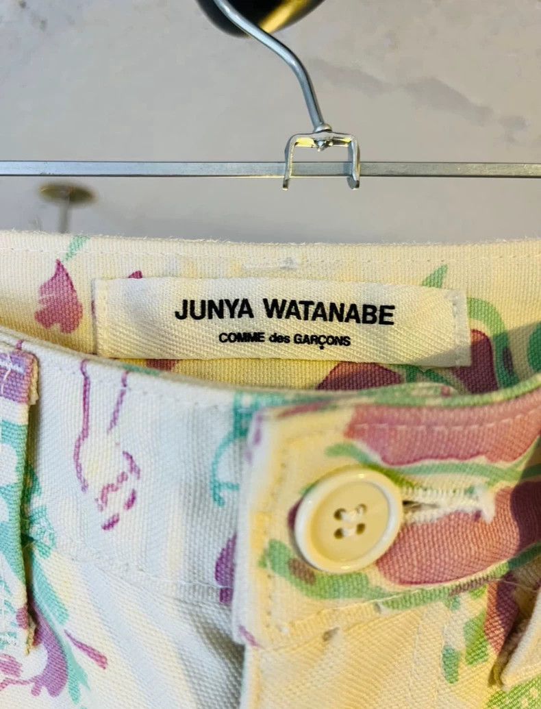 Junya Watanabe Junya Watanabe 2002 SS Floral Flare Pants Size 26" / US 2 / IT 38 - 7 Thumbnail