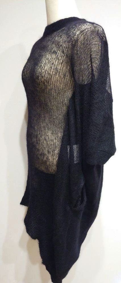 Junya Watanabe Junya Watanabe CDG Sheer Wool Knit Top Size S / US 4 / IT 40 - 4 Thumbnail