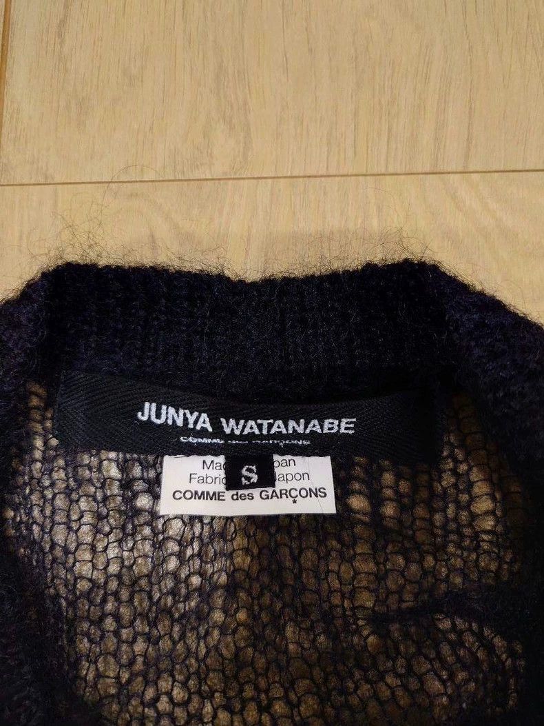 Junya Watanabe Junya Watanabe CDG Sheer Wool Knit Top Size S / US 4 / IT 40 - 6 Thumbnail