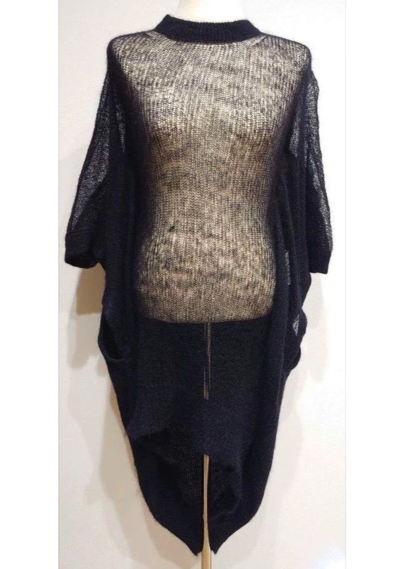Junya Watanabe Junya Watanabe CDG Sheer Wool Knit Top Size S / US 4 / IT 40 - 2 Thumbnail