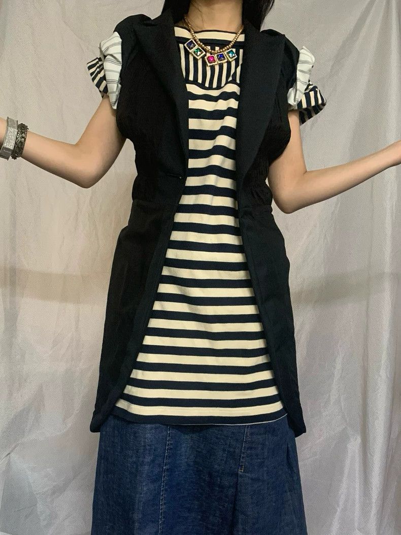 Junya Watanabe Junya Watanabe Wool Puff Sleeve Jacket Size S / US 4 / IT 40 - 2 Thumbnail