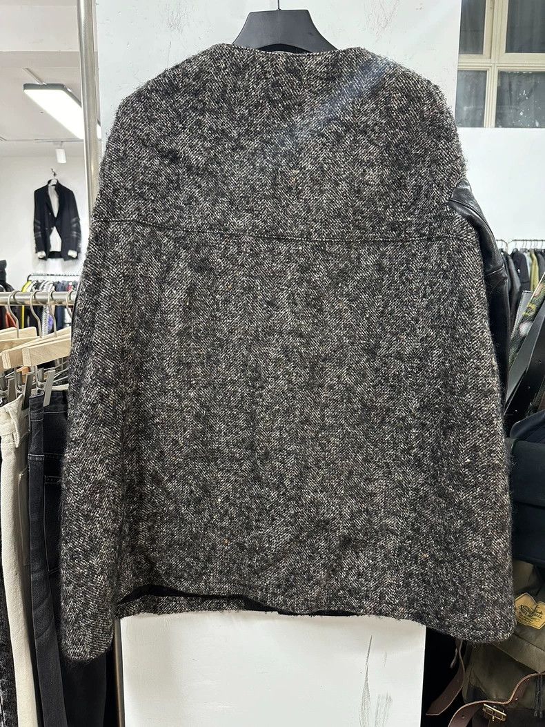 Junya Watanabe Junya Watanabe 11aw Tweed Leather Coat Size S / US 4 / IT 40 - 3 Thumbnail
