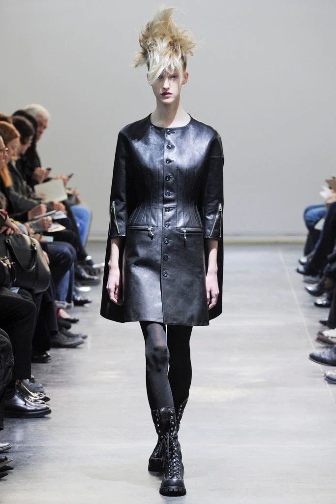 Junya Watanabe Junya Watanabe 11aw Tweed Leather Coat Size S / US 4 / IT 40 - 6 Thumbnail