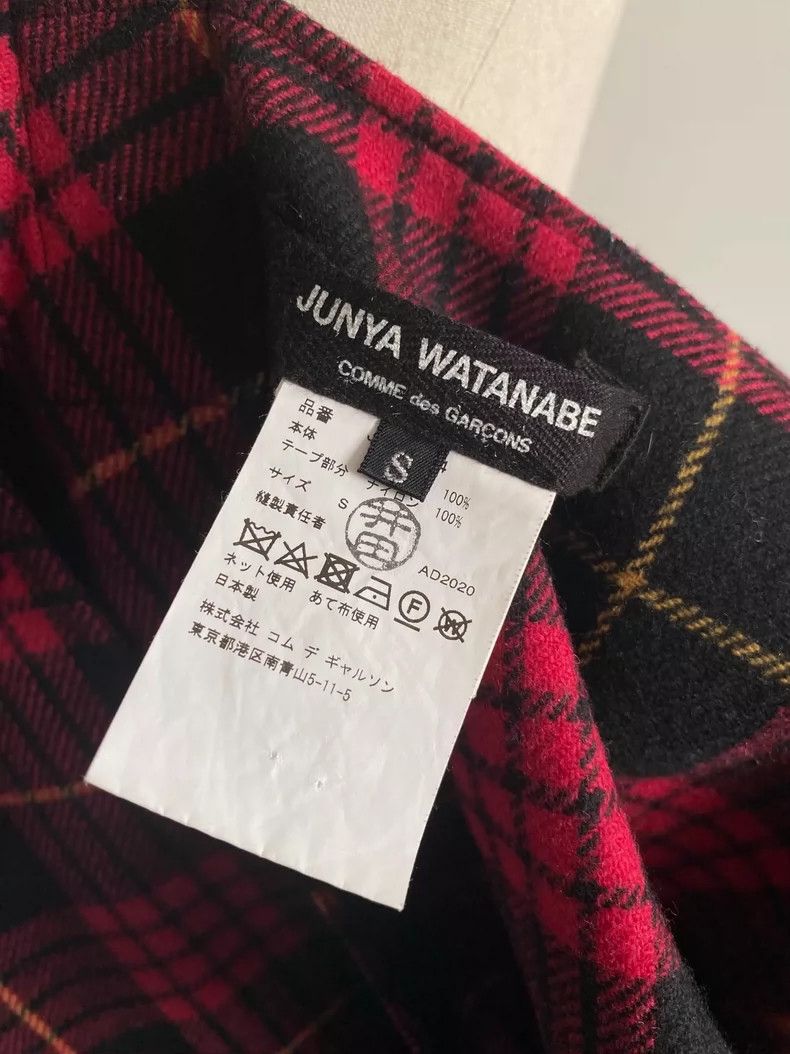 Junya Watanabe Punk Plaid Wool Buckle Strap Dress Size S / US 4 / IT 40 - 9 Thumbnail